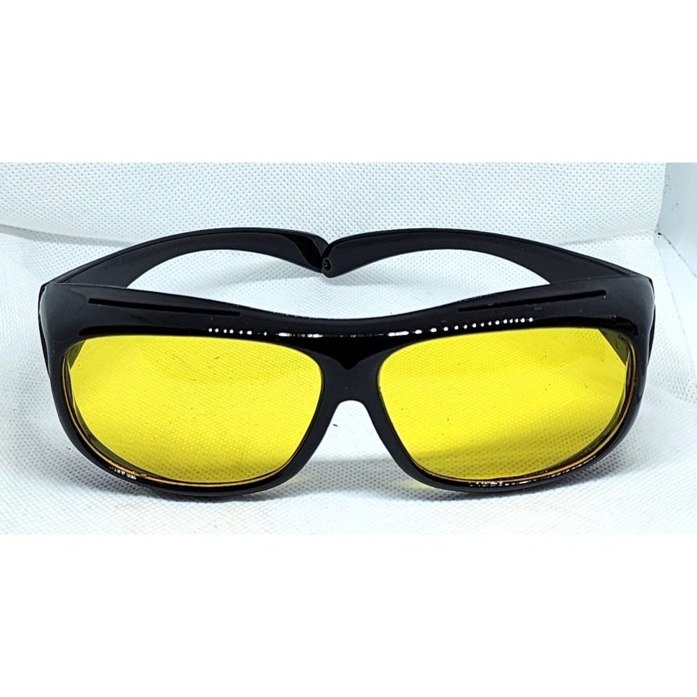 Hd Night Vision Wraparound Eye Vent Stylish Glasses